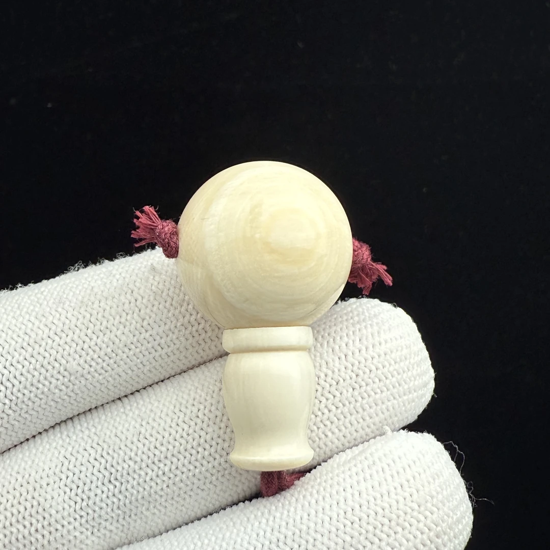 K44-70天然猛犸牙 三通21.6*36.5mm一物一图 假一罚十