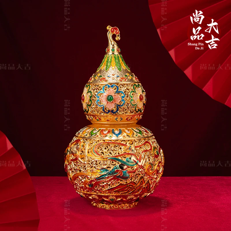 『盛世敦煌』珐琅彩工艺品摆件乔迁送礼国风高端礼品国潮宝藏文创