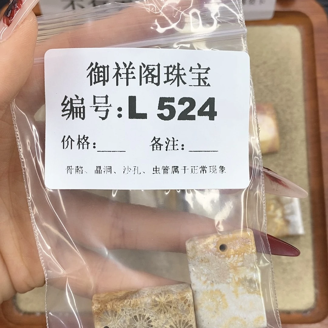 硅化珊瑚(珊瑚玉)颈饰未镶嵌玖*