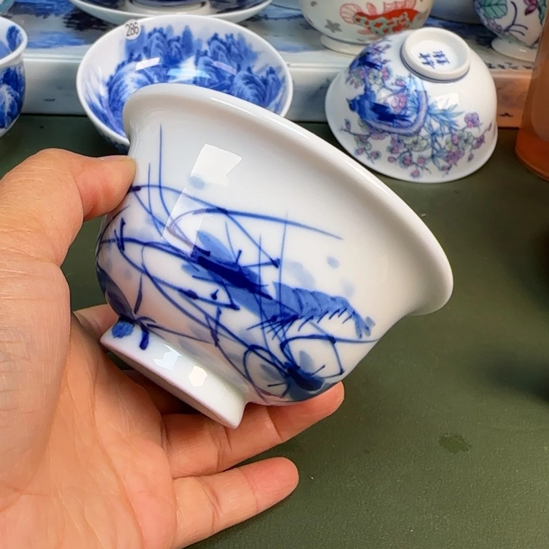 景德镇纯手绘茶具圆圆225