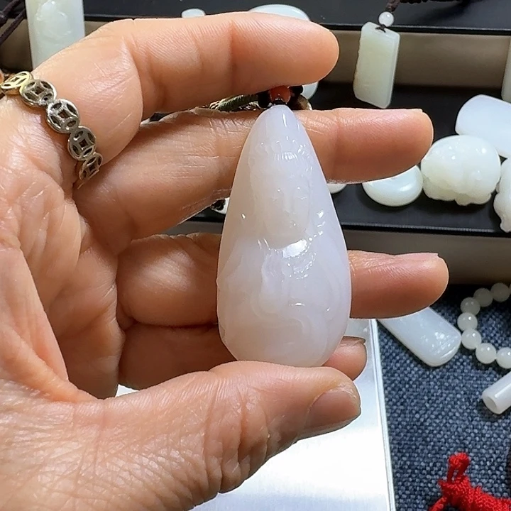 和田玉（白玉）颈饰未镶嵌继*