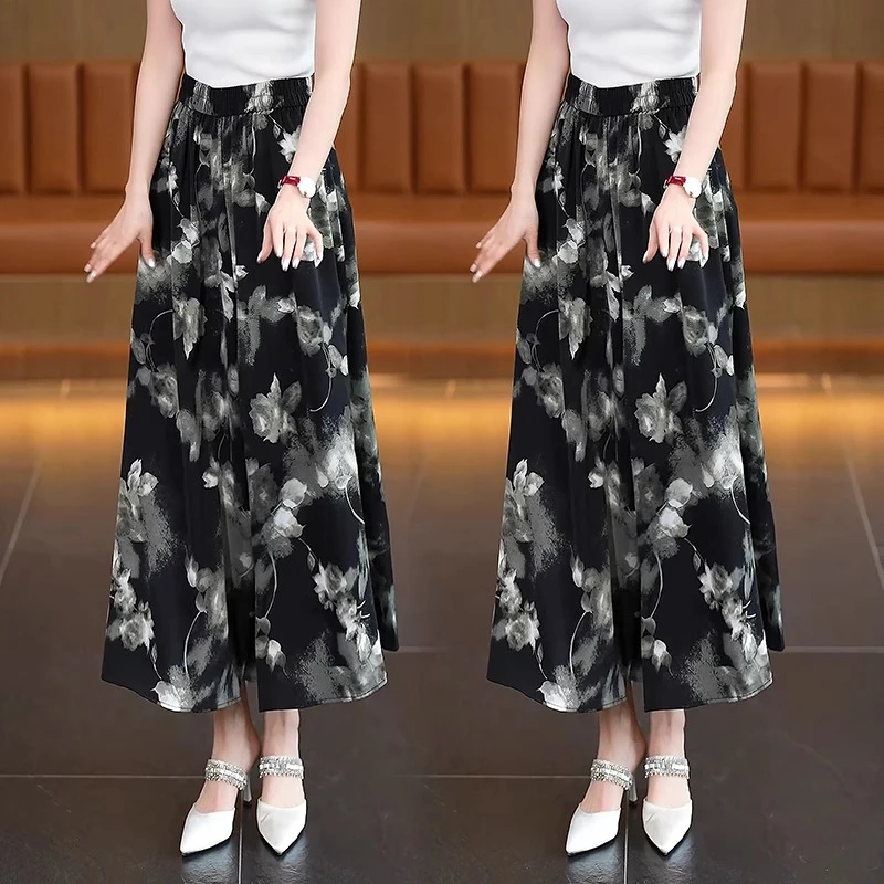 2555半身裤裙女夏季2025新款时尚大码胖MM梨形身材小个子通勤裙裤