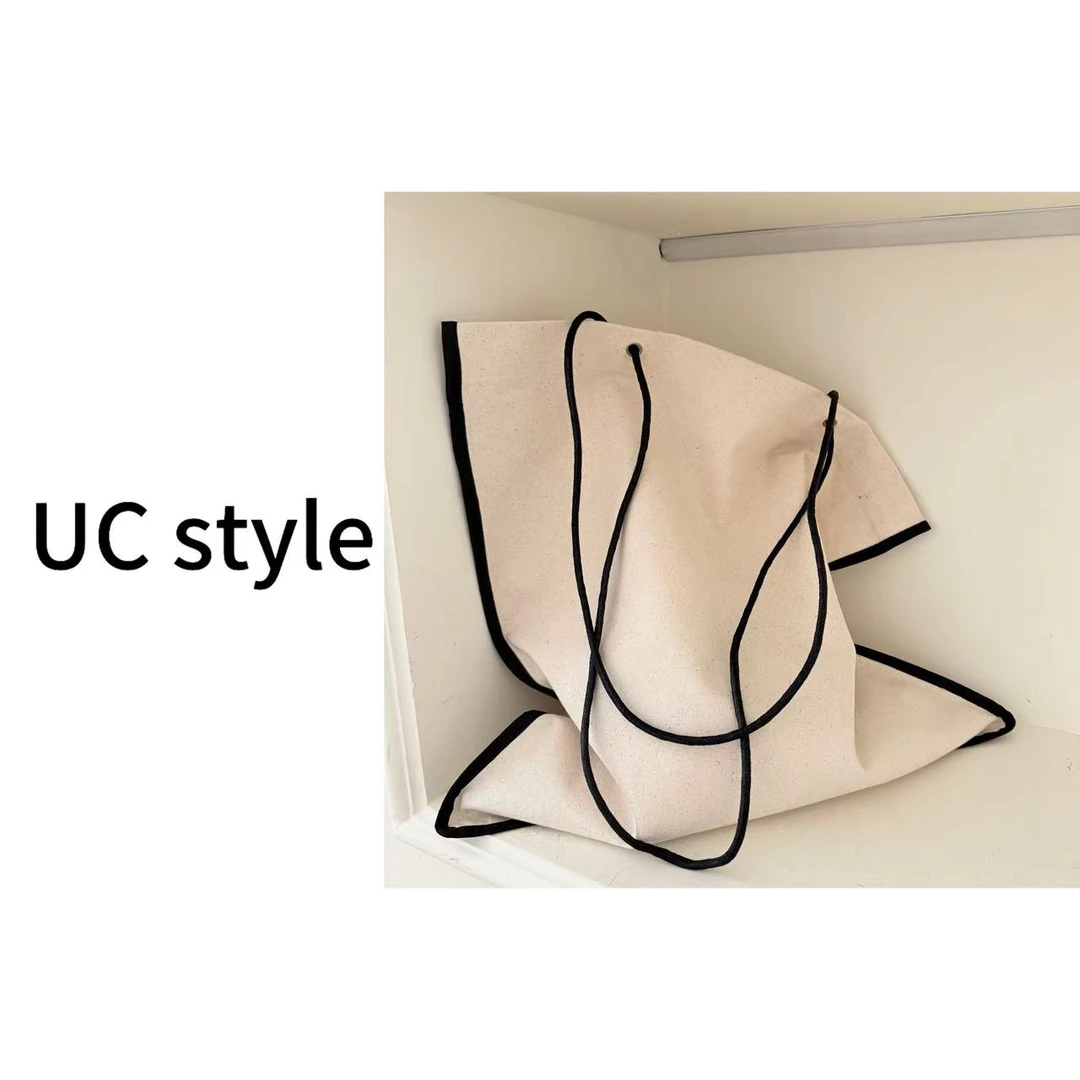 【UC STYLE】A8728大容量质感帆布包购物袋
