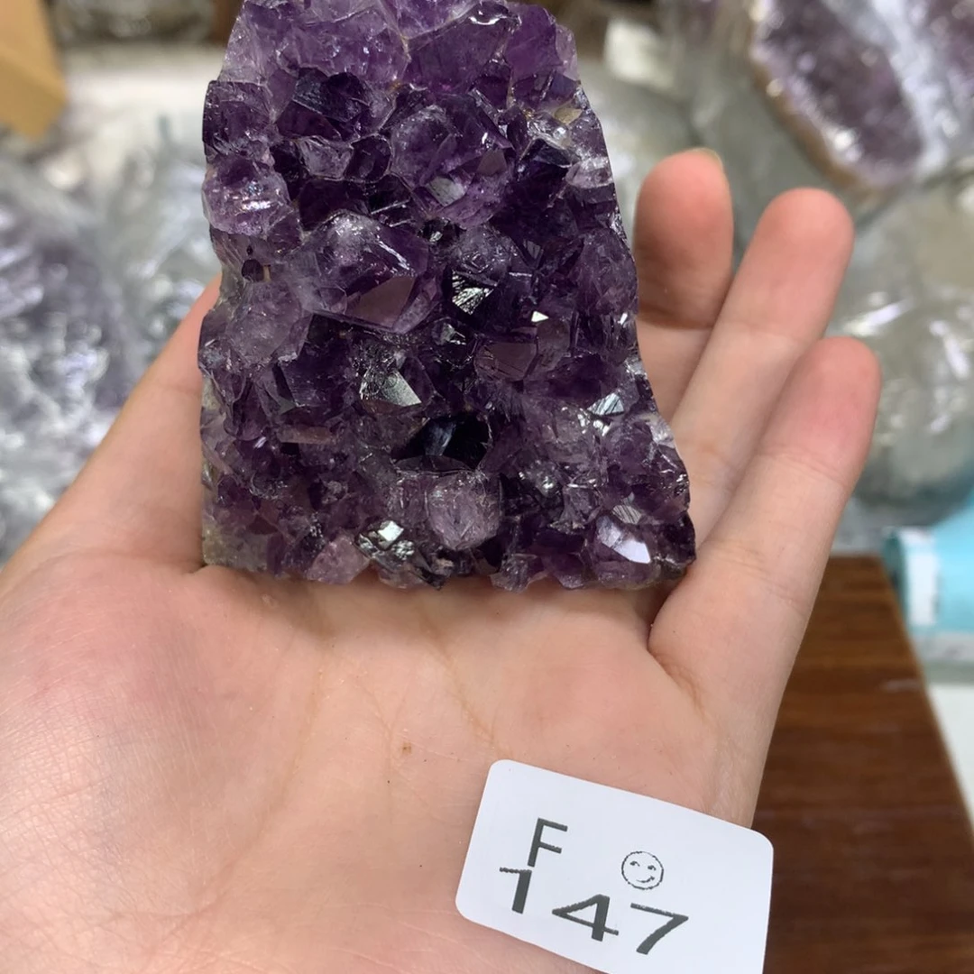 未镶嵌摆件紫晶水晶