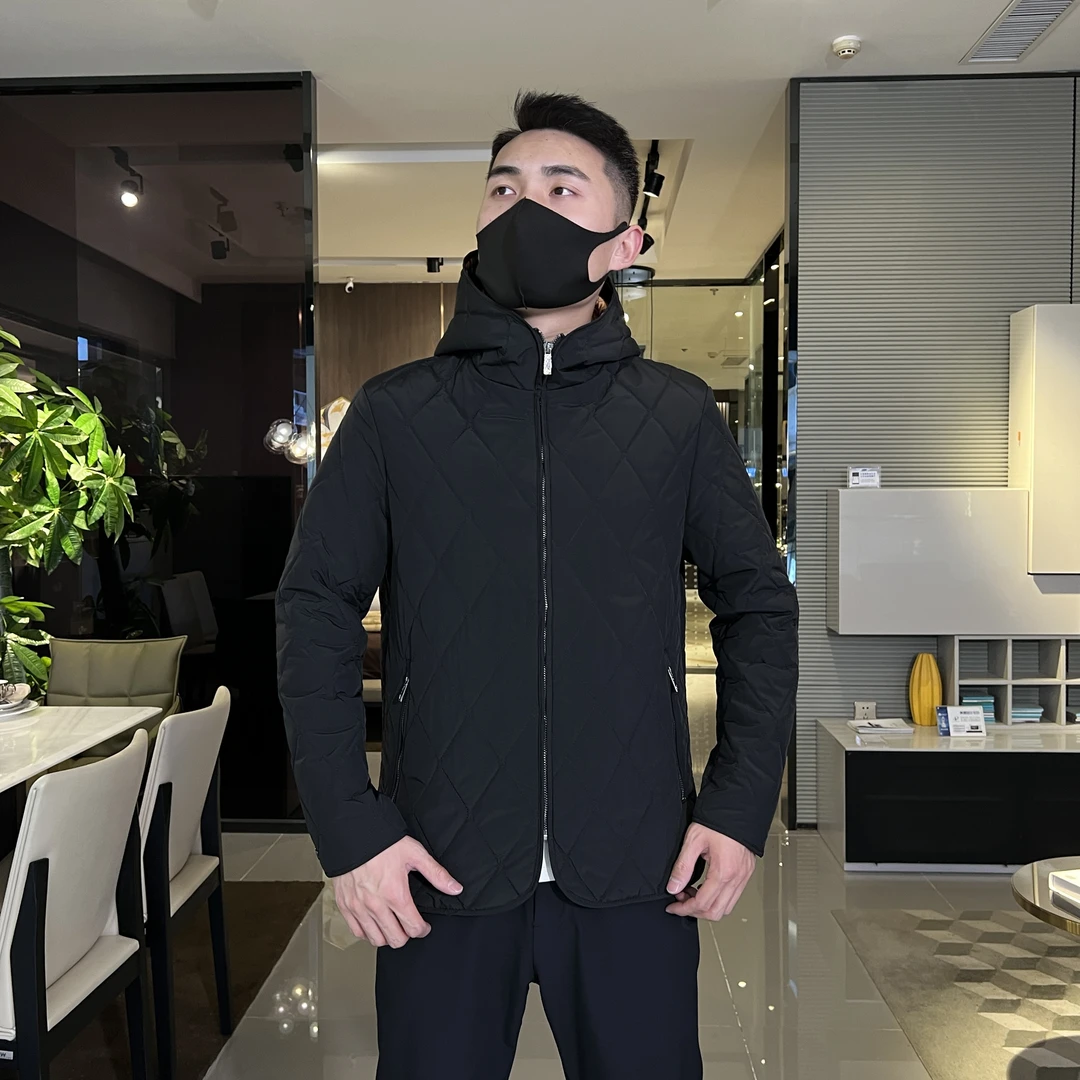 （冬季新款保暖棉服）冬季户外连帽男士保暖外套时尚休闲简约高品质