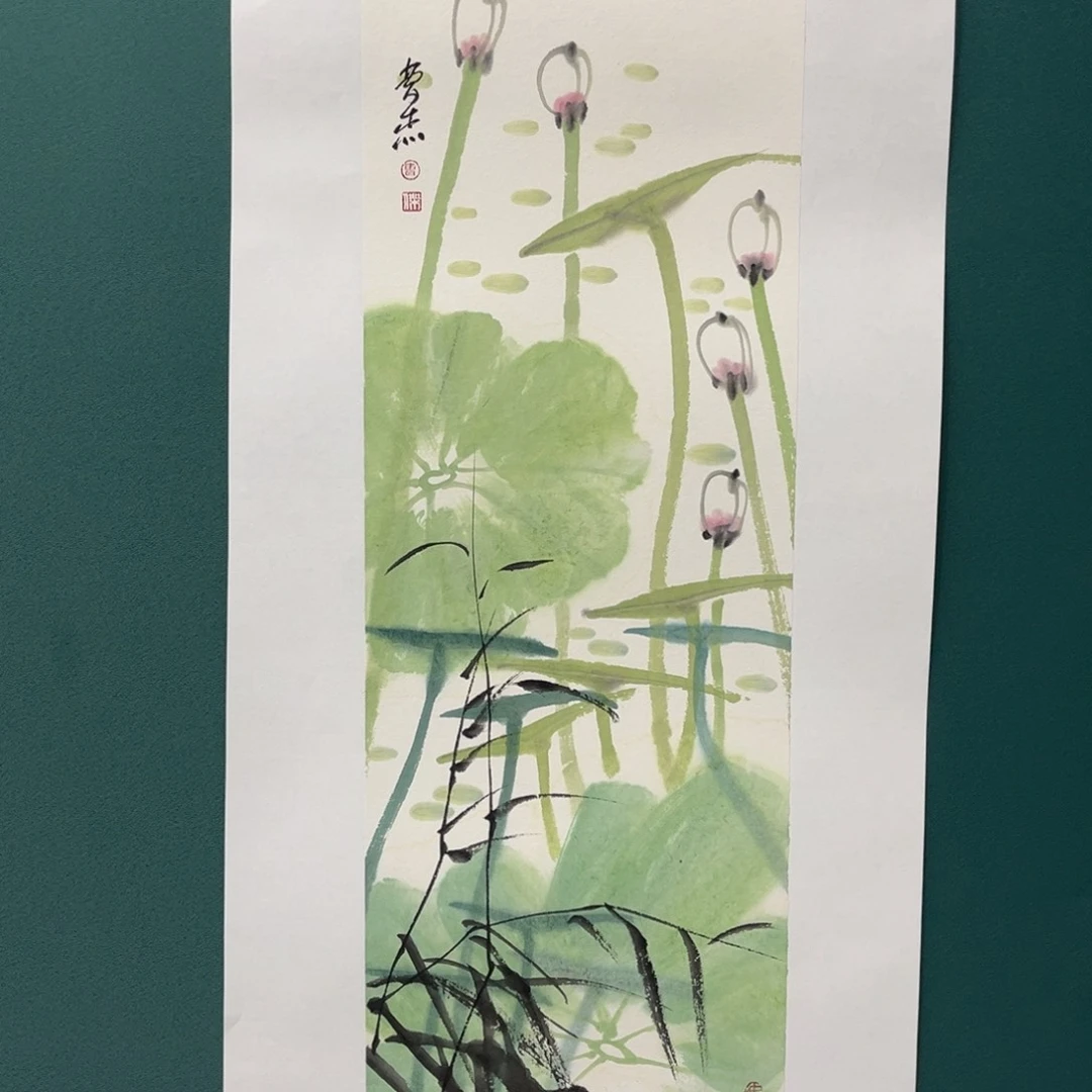 国画艺术家真人手绘