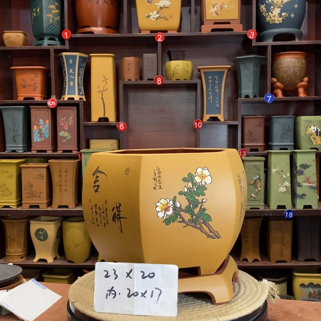 紫砂花盆紫砂艺术