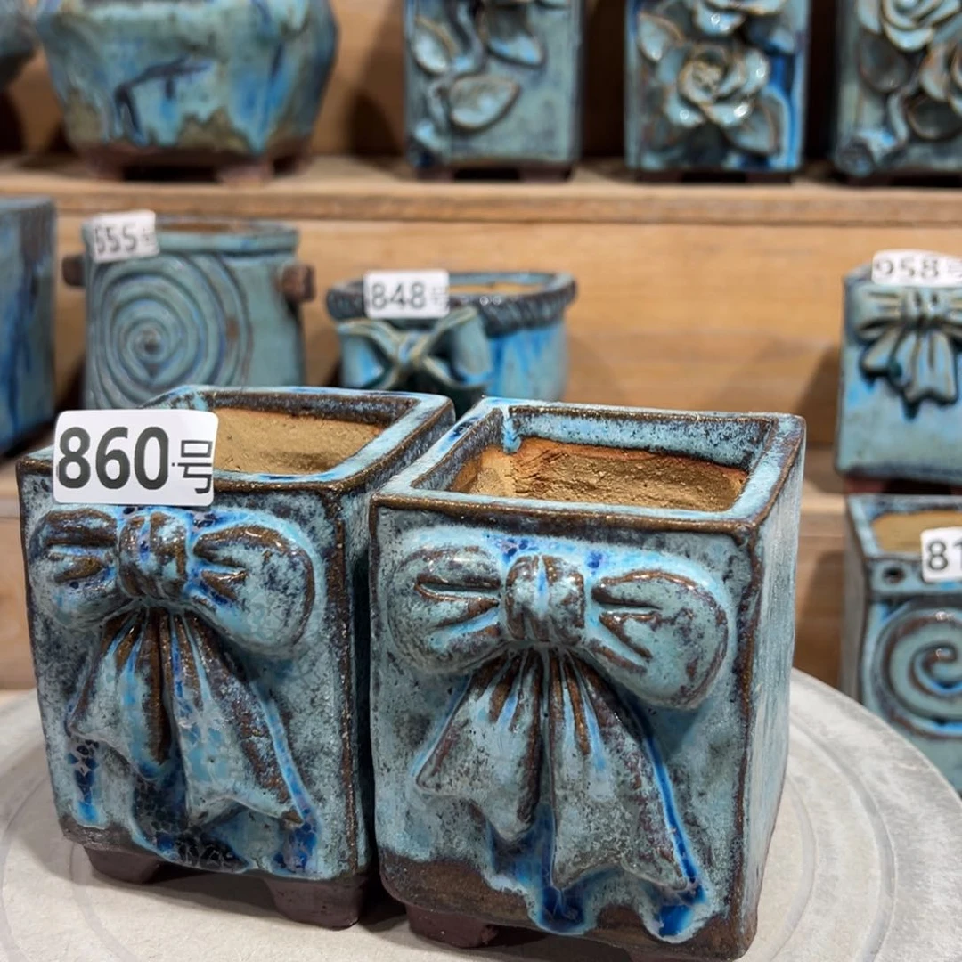 红陶尚雅陶坊多肉花盆 口径6