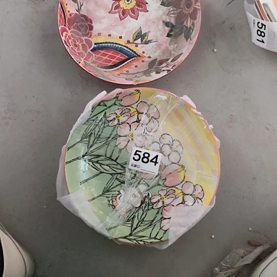 钛合金陶瓷碗584三个盘