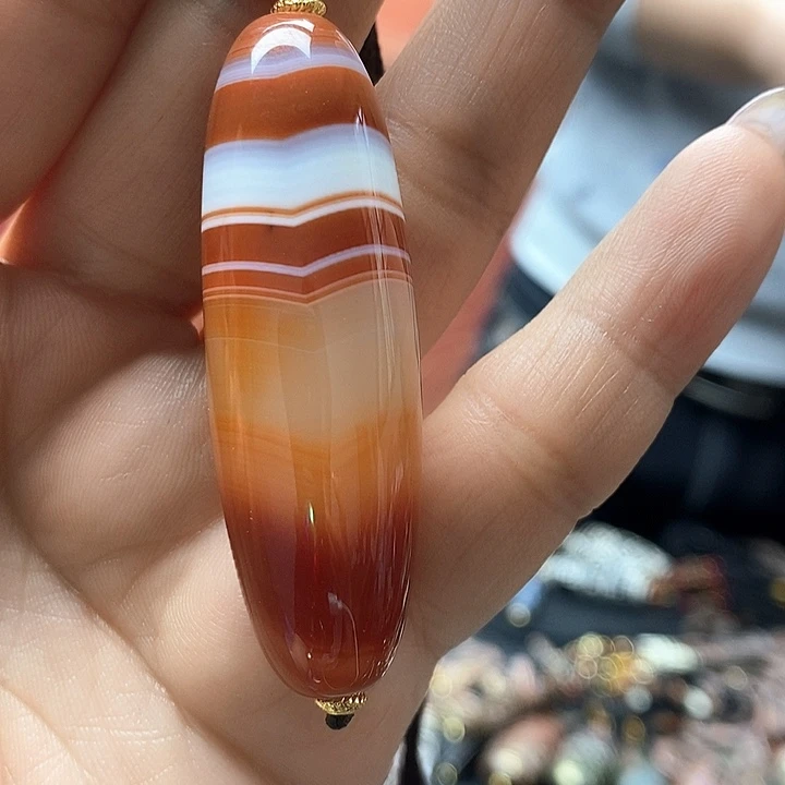 玛瑙/玉髓颈饰合金