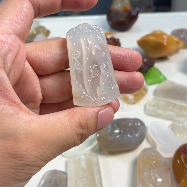 未镶嵌吊坠(不含链)玛瑙/玉髓