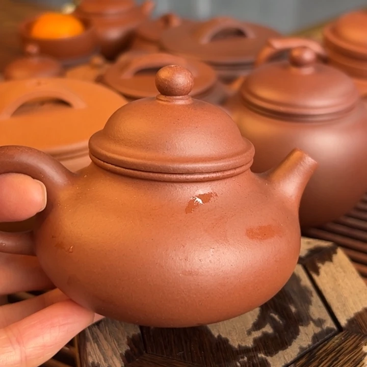 紫砂茶案紫泥容天120cc