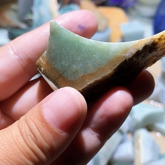 翡翠散珠边角料238