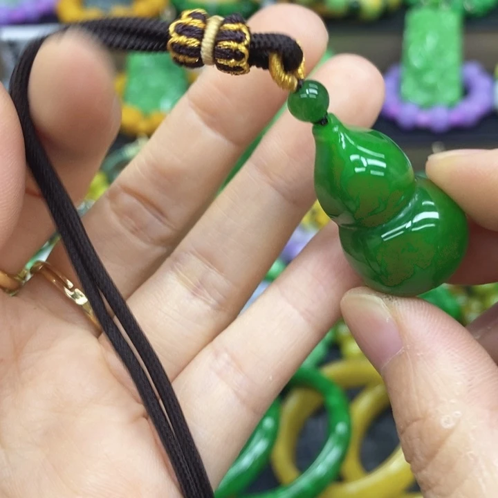 翡翠戒指未镶嵌项链25