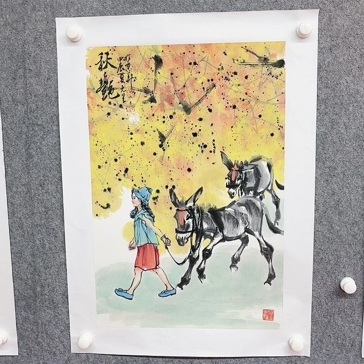 书法十***糊张友涛绘画作品