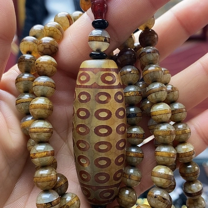 玛瑙/玉髓（覆膜）合金颈饰