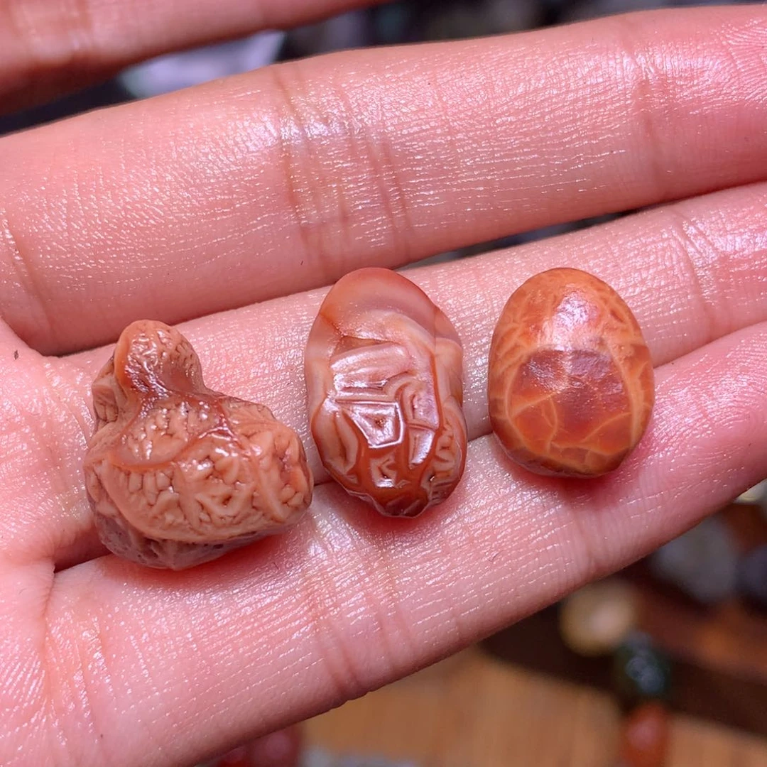 未镶嵌玛瑙/玉髓珠宝半成品