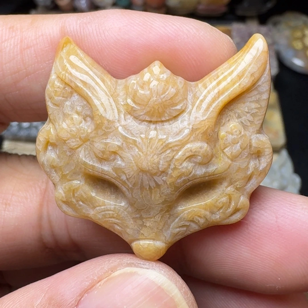 硅化玉未镶嵌纯天然色有机玉石保真色瑕疵特价不退换