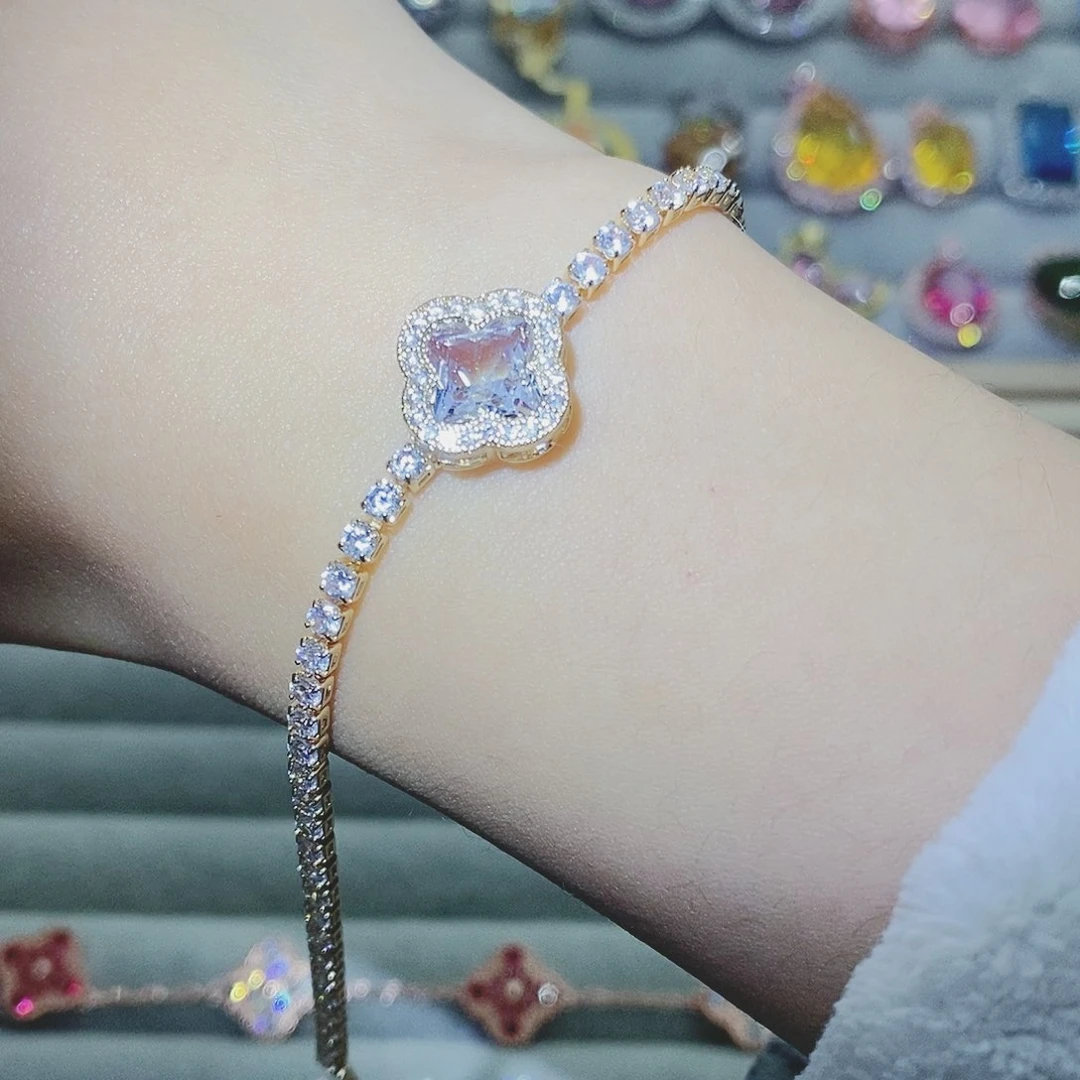 【闪购商品】托帕石耳饰银S925镶嵌