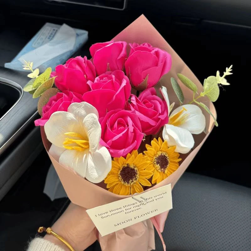 广志送美伢同款花束见面实用礼品送女友生日礼物