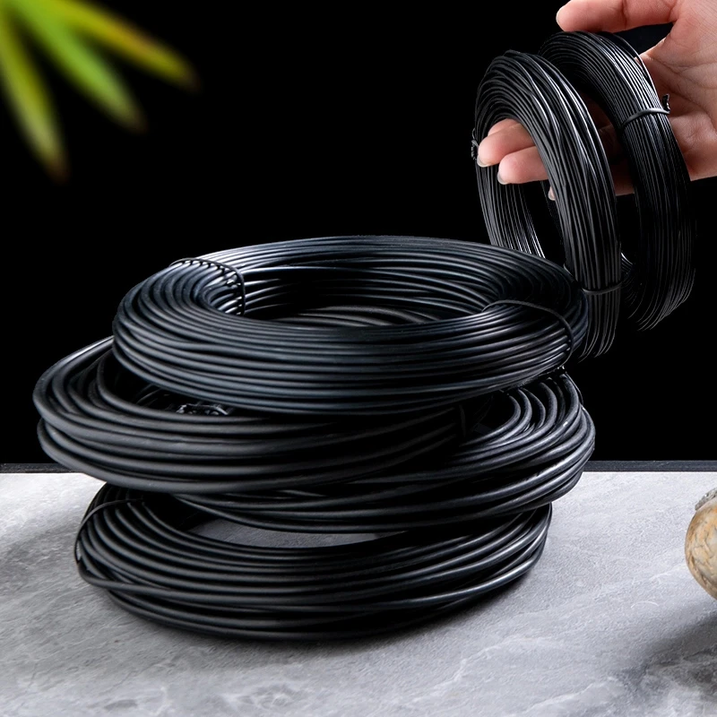 【5米】盆景专用造型黑色软铝丝铝线蟠扎线制作定型扎丝园艺铝条