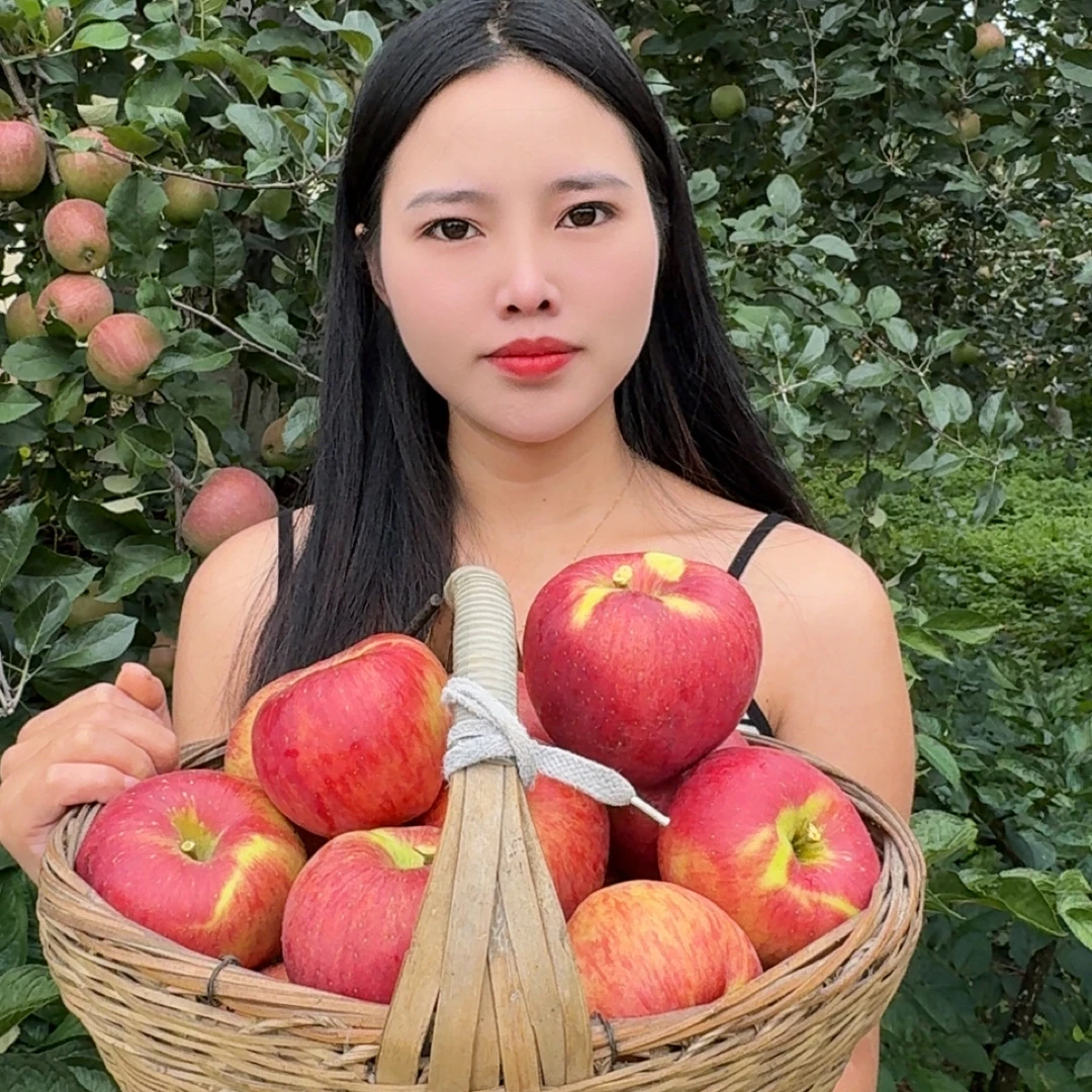 （优优推荐）又脆又甜的昭通红露苹果中大果