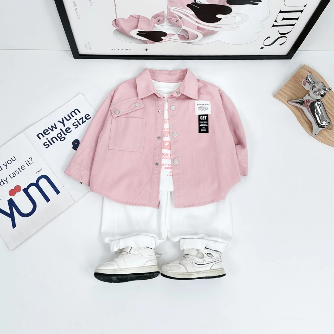 男童休闲外套春秋款儿童2025新款春装洋气 HZ25072