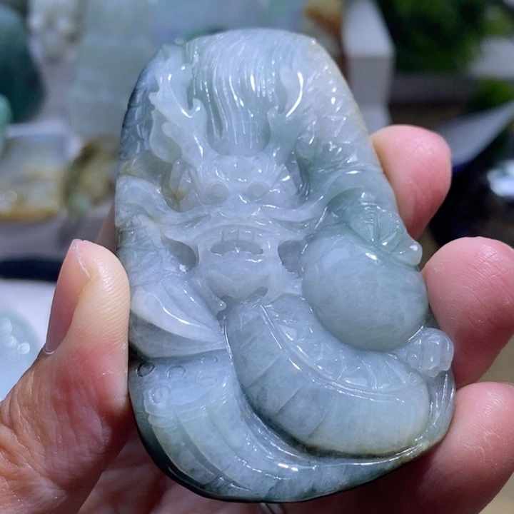【闪购商品】颈饰未镶嵌翡翠龙牌