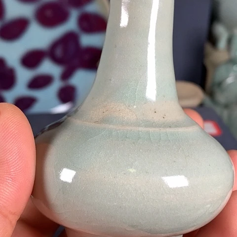 摆件张公巷青瓷小瓶