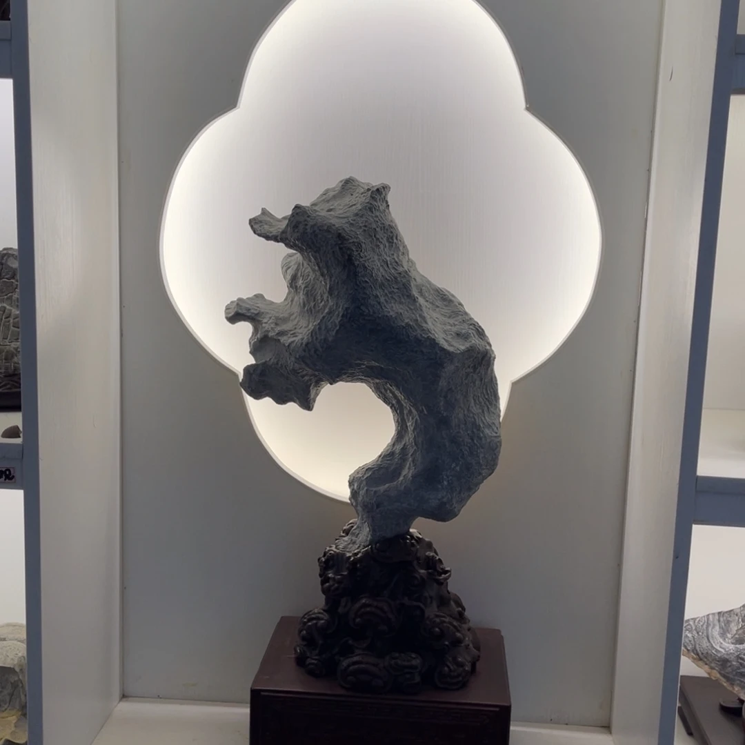 时***华石材灵璧奇石文化