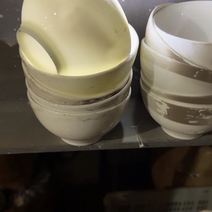 祎***祎国营尾货骨瓷米饭碗十个