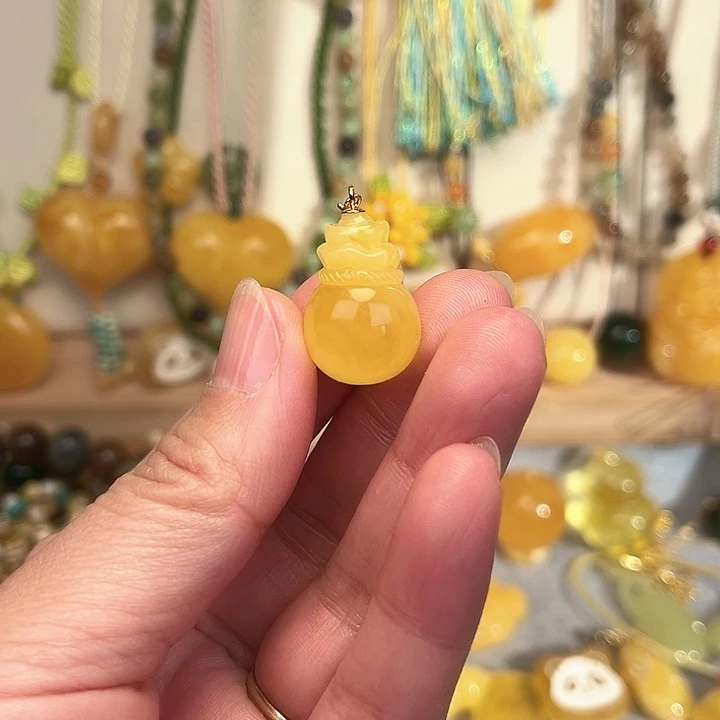蜜蜡颈饰未镶嵌蜜蜡