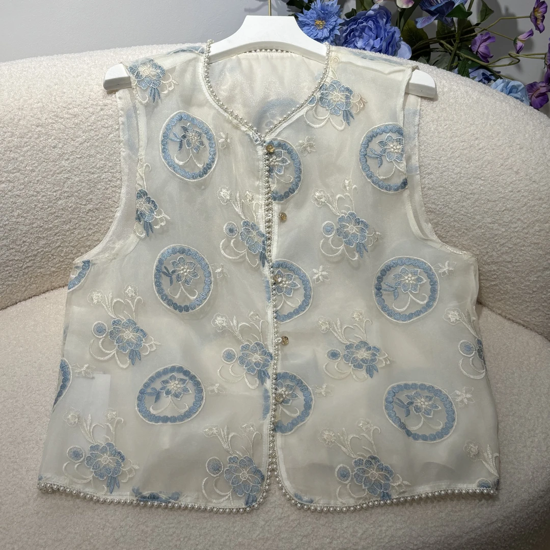 子母依新中式马甲25207BKF08-6