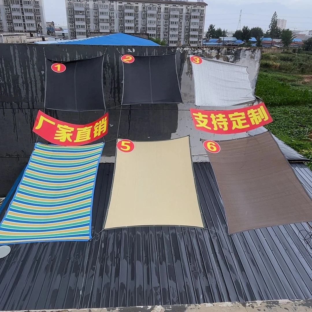 雨***童咖色加密加厚遮阳网遮阳率97