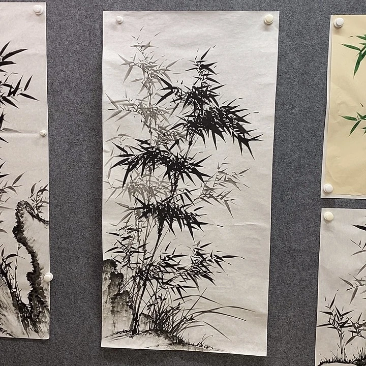 竖款新中式装饰画136-68