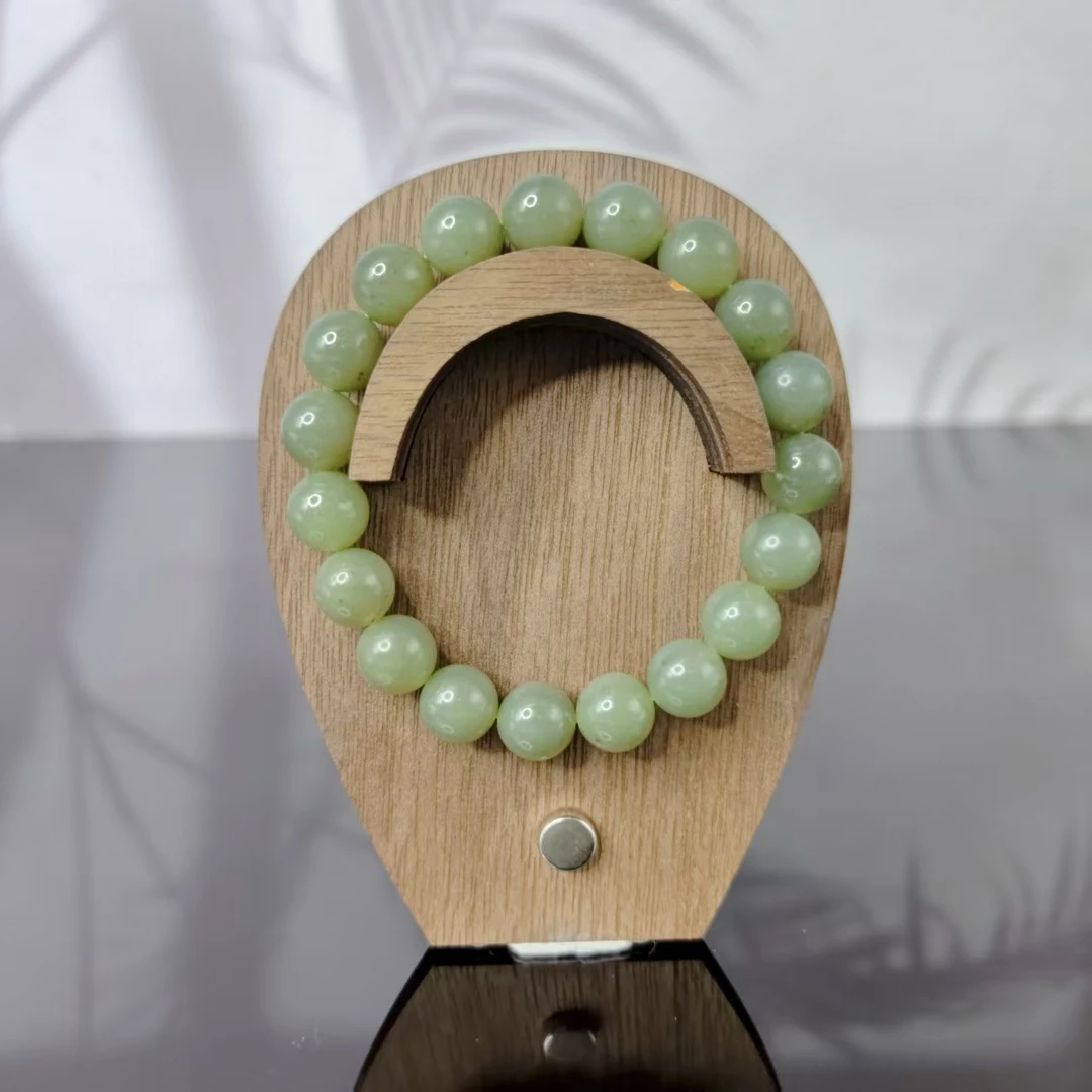 O和田玉圆珠手串（卡10）0498