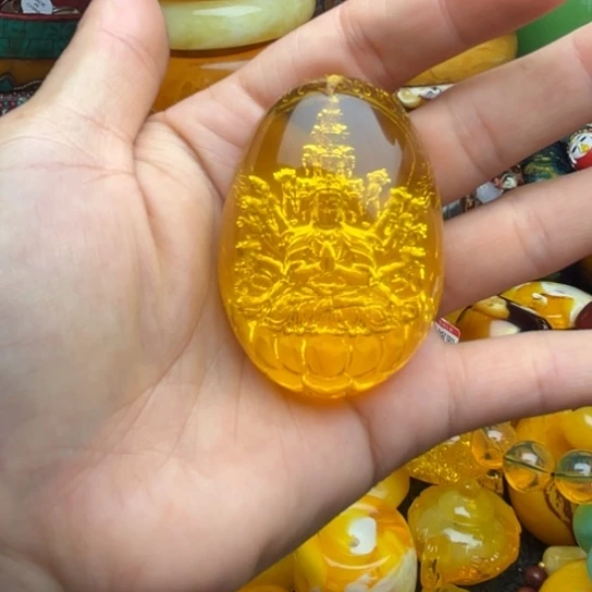 未镶嵌琥珀手链蜜蜡