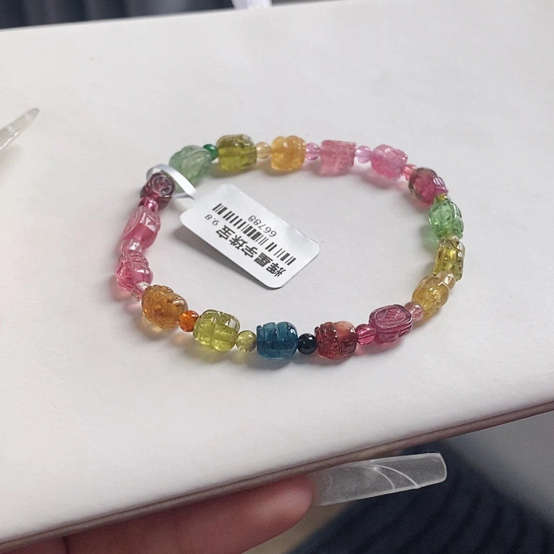 未镶嵌手链碧玺貔貅