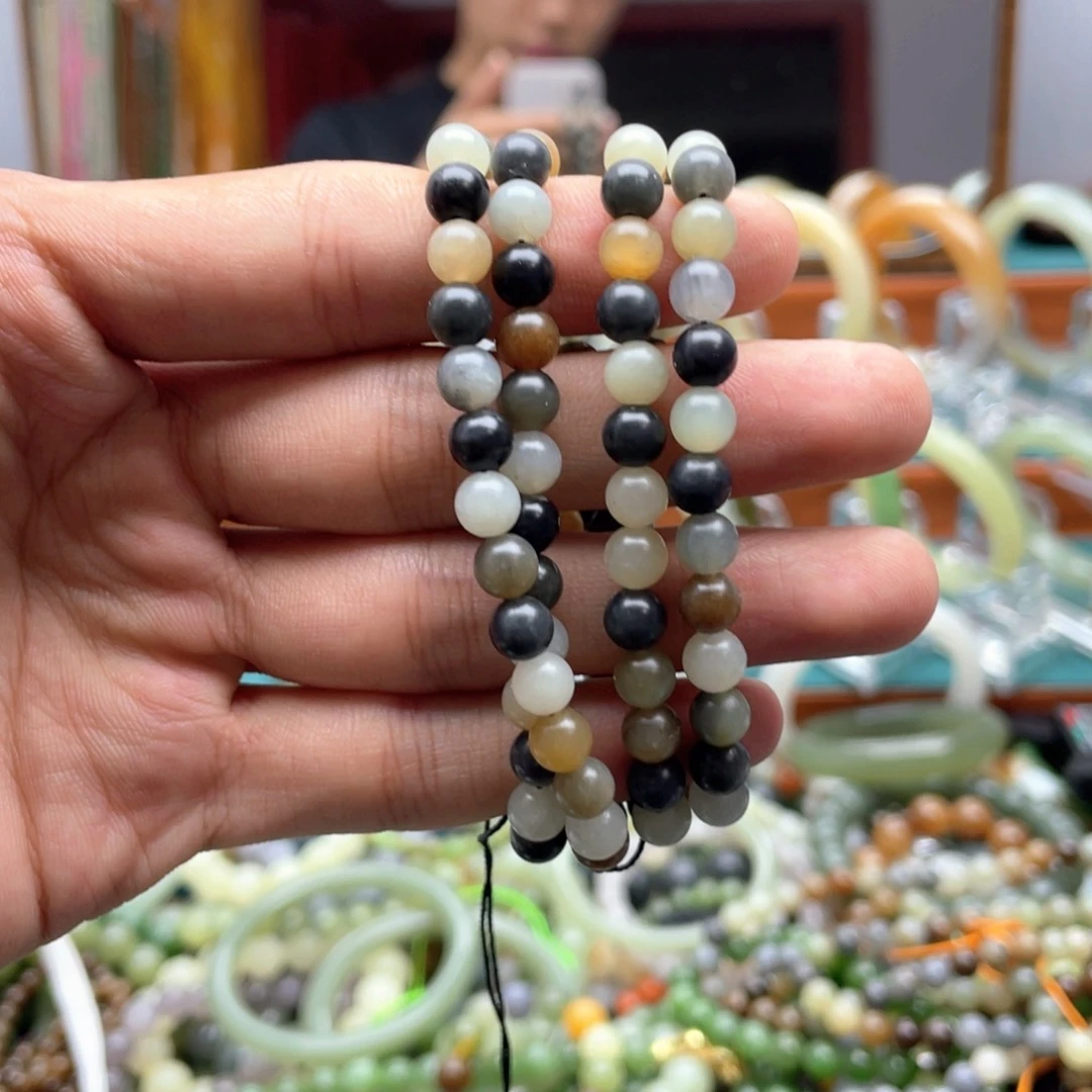 用***7手链未镶嵌和田玉