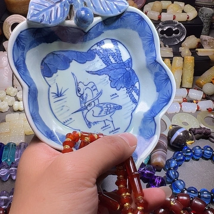 瓷，瓷盘，纯手工制作小*宝