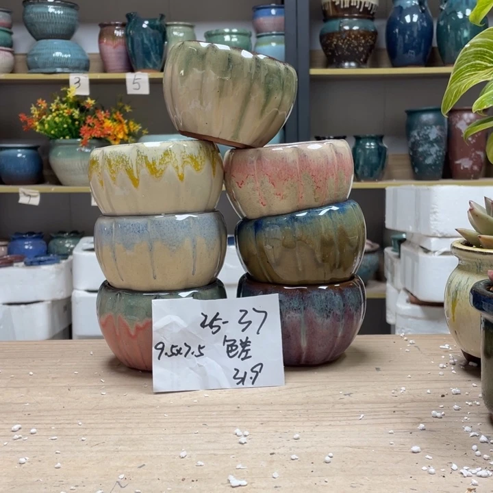 紫砂花盆多肉花盆微瑕37