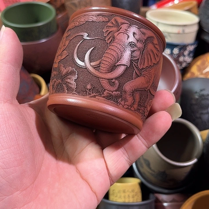 茶杯紫砂全手工紫砂主人杯