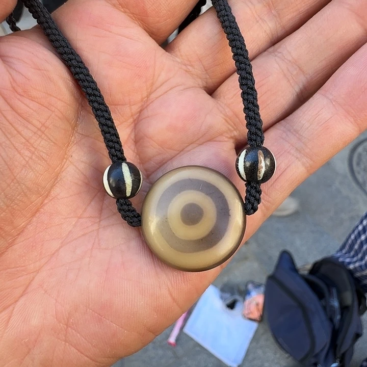 无非金属板珠吊坠