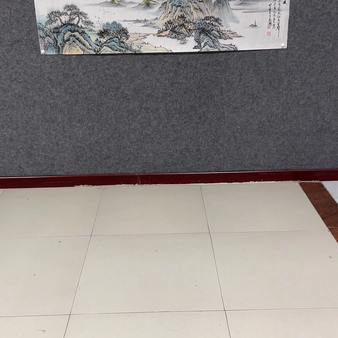 ****国画四尺对开画芯 捡漏
