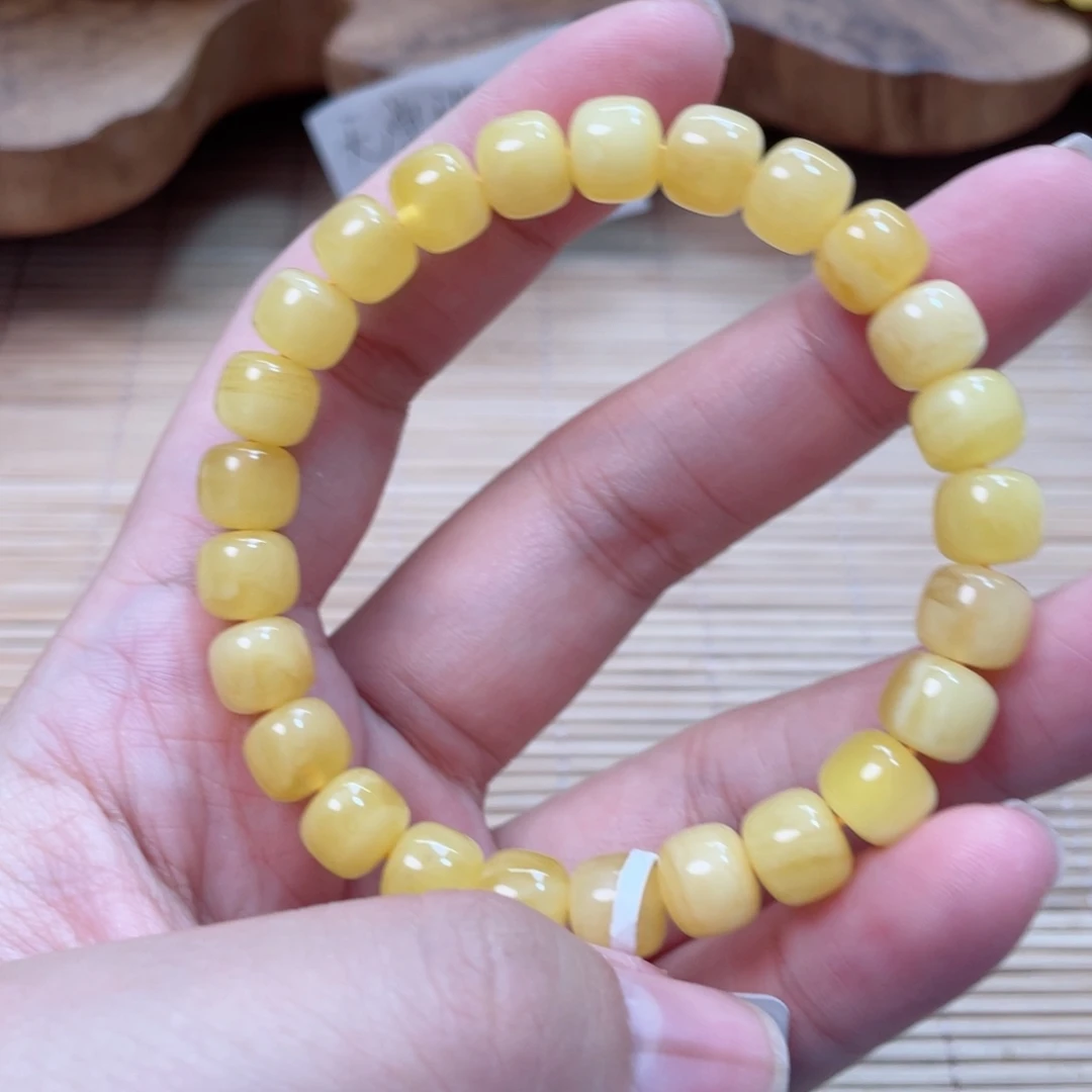 蜜蜡未镶嵌手串蜜蜡52