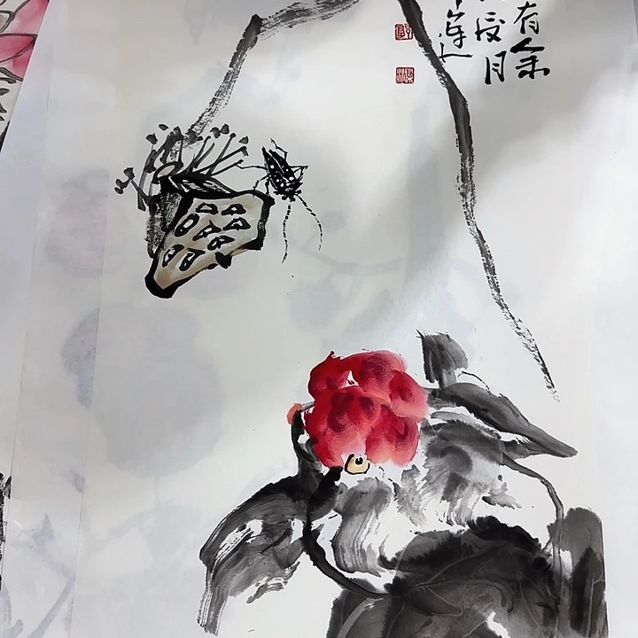 国画郭老师花鸟作品