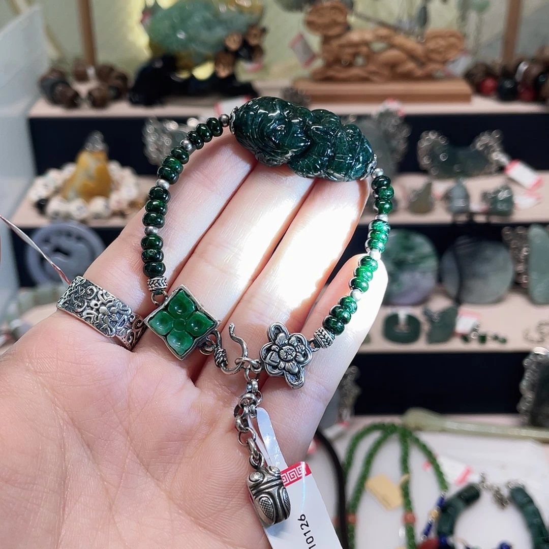 足银复古纯银手链