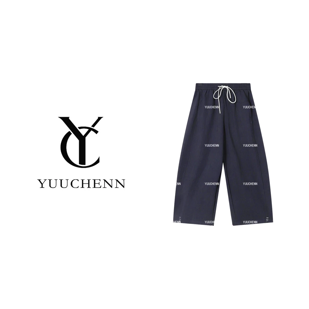 YUUCHENN 夏季新款舒适时尚运动休闲百搭直筒裤W61169