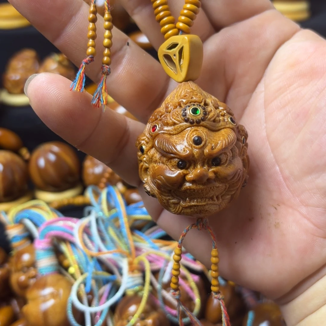 黑***爷橄榄核把件大黑天