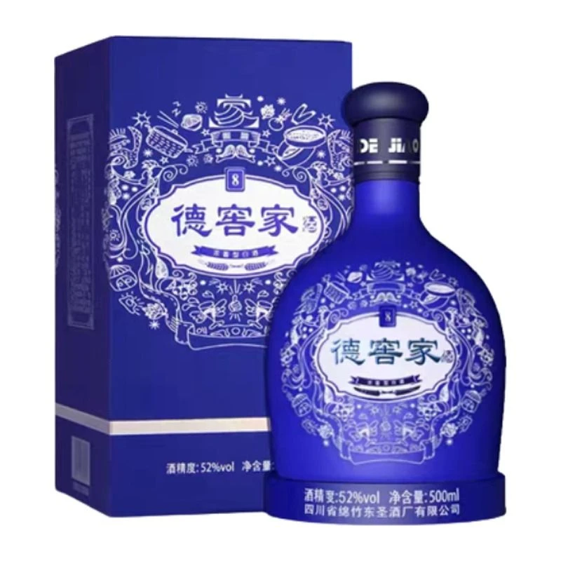 德窖家 52度8浓香型白酒 500ml/瓶
